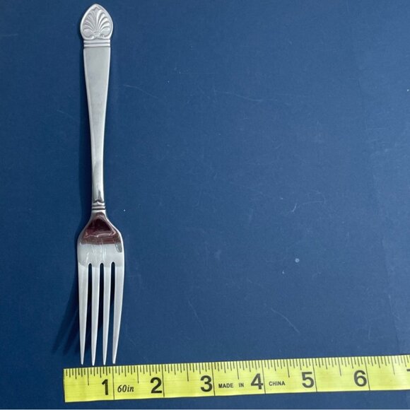 Vintage Lenox Hannah Pattern Dinner Fork Set 4 18/8 Stainless Steel Heavy 1999 - Picture 6 of 6